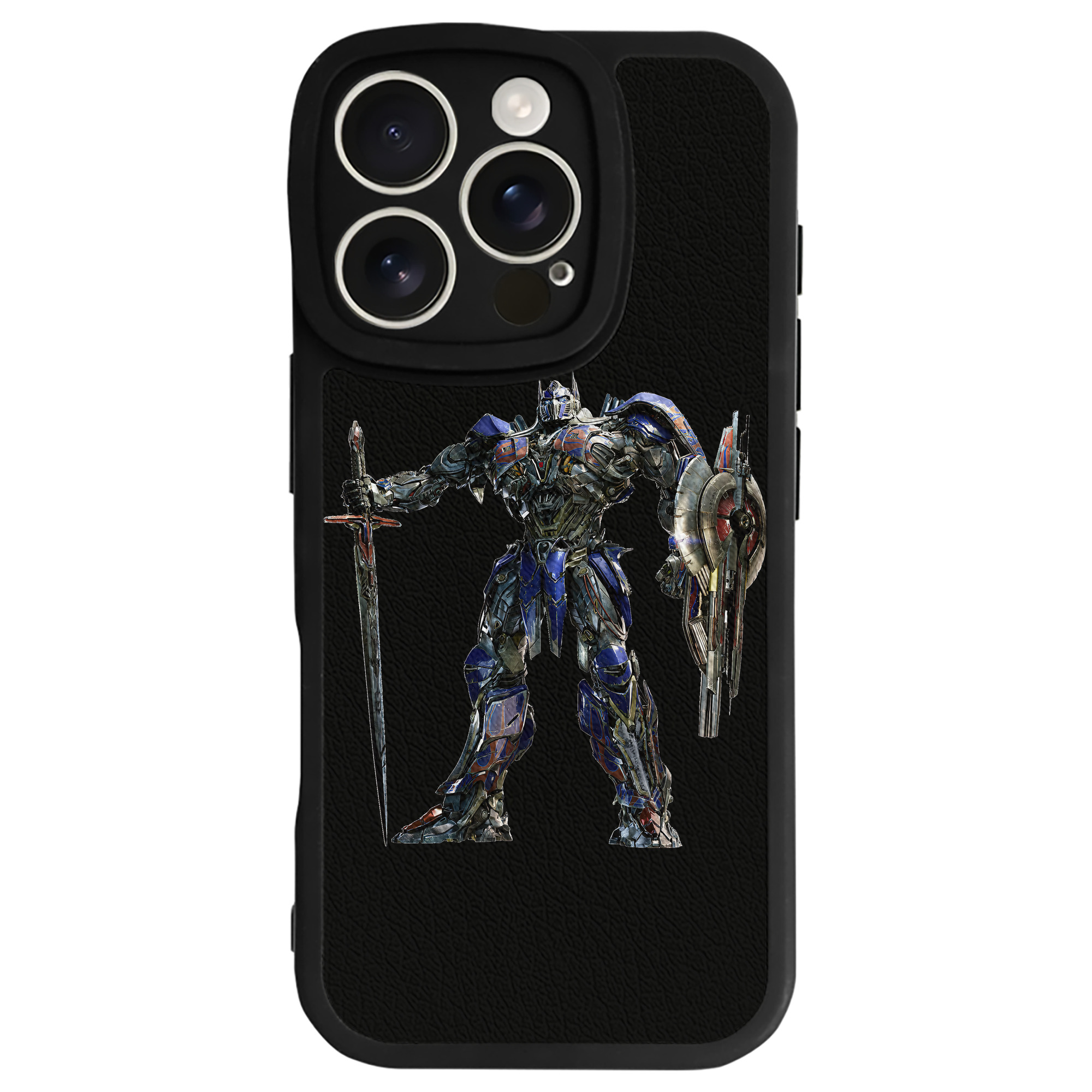 （画像用） Transformers トランスフォーマー 【iPhone 16シリーズ対応】シリコンスマホケース（レザー調） 材質：シリコン